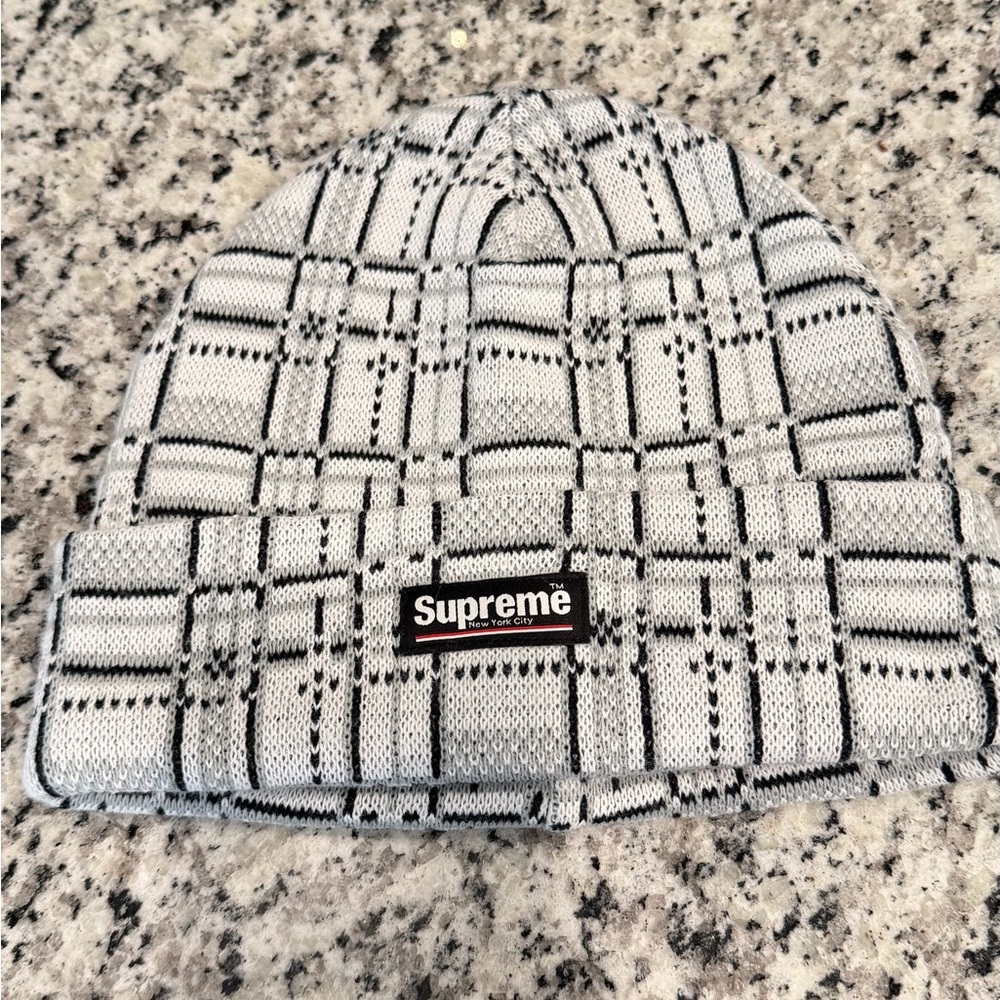 Supreme Plaid Beanie